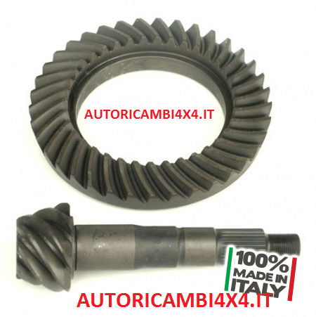 COPPIA CONICA 4.88 PER NISSAN PATROL GR Y60/61 ANTERIORE - Autoricambi4x4