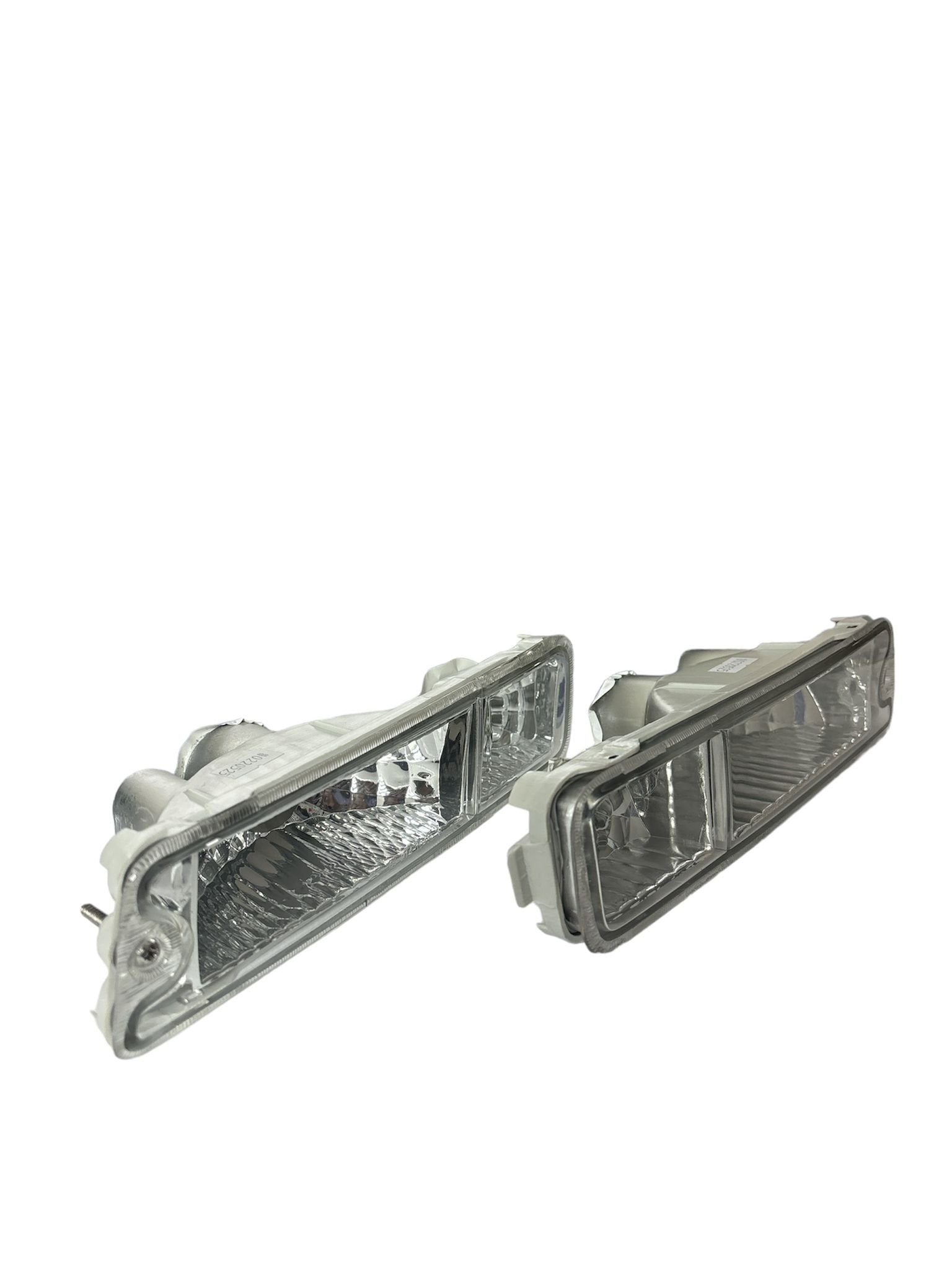 COPPIA FANALI PARAURTI ANTERIORE MITSUBISHI L200 DAL 1996 AL 2007 (CRYSTAL) - Autoricambi4x4