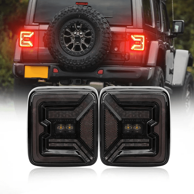 COPPIA FANALI POSTERIORI A LED JEEP WRANGLER JL - Autoricambi4x4