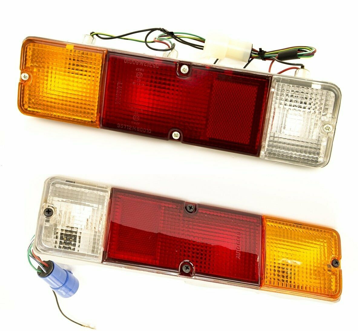 COPPIA FANALI POSTERIORI DESTRO E SINISTRO SUZUKI SJ410/ SJ413/ SAMURAI/ SANTANA (SPINOTTO ROTONDO) - Autoricambi4x4