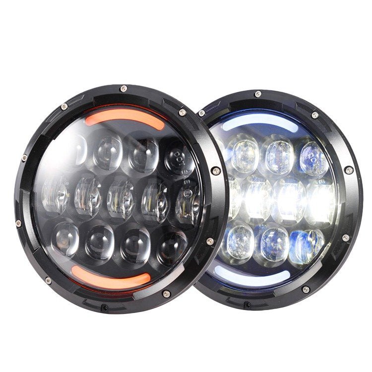 COPPIA FARI FULL LED 7'' DA 105W - Autoricambi4x4