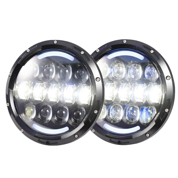 COPPIA FARI FULL LED 7'' DA 105W - Autoricambi4x4
