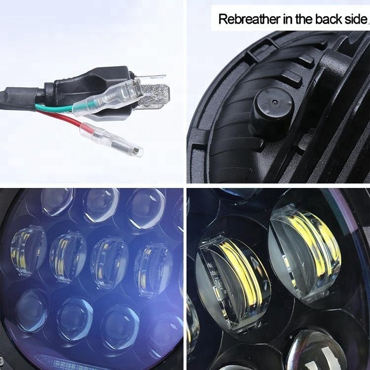 COPPIA FARI FULL LED 7'' DA 130W - Autoricambi4x4