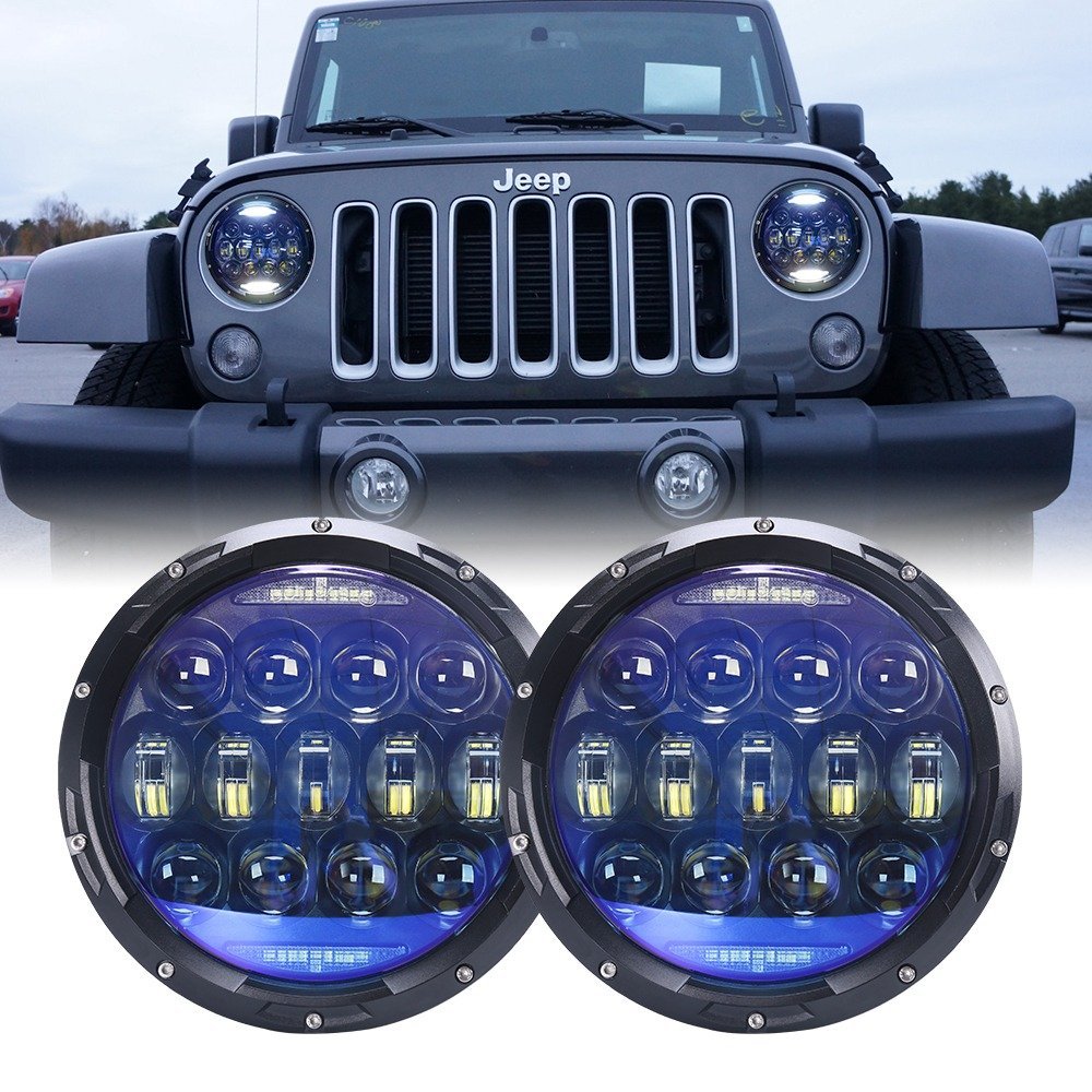COPPIA FARI FULL LED 7'' DA 130W - Autoricambi4x4