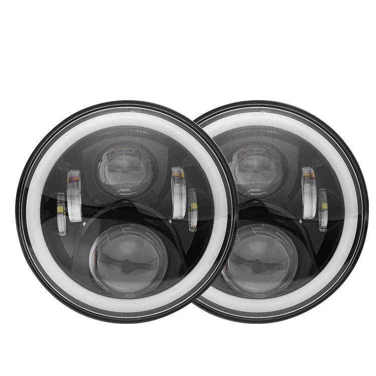 COPPIA FARI FULL LED 7'' DA 60W - Autoricambi4x4