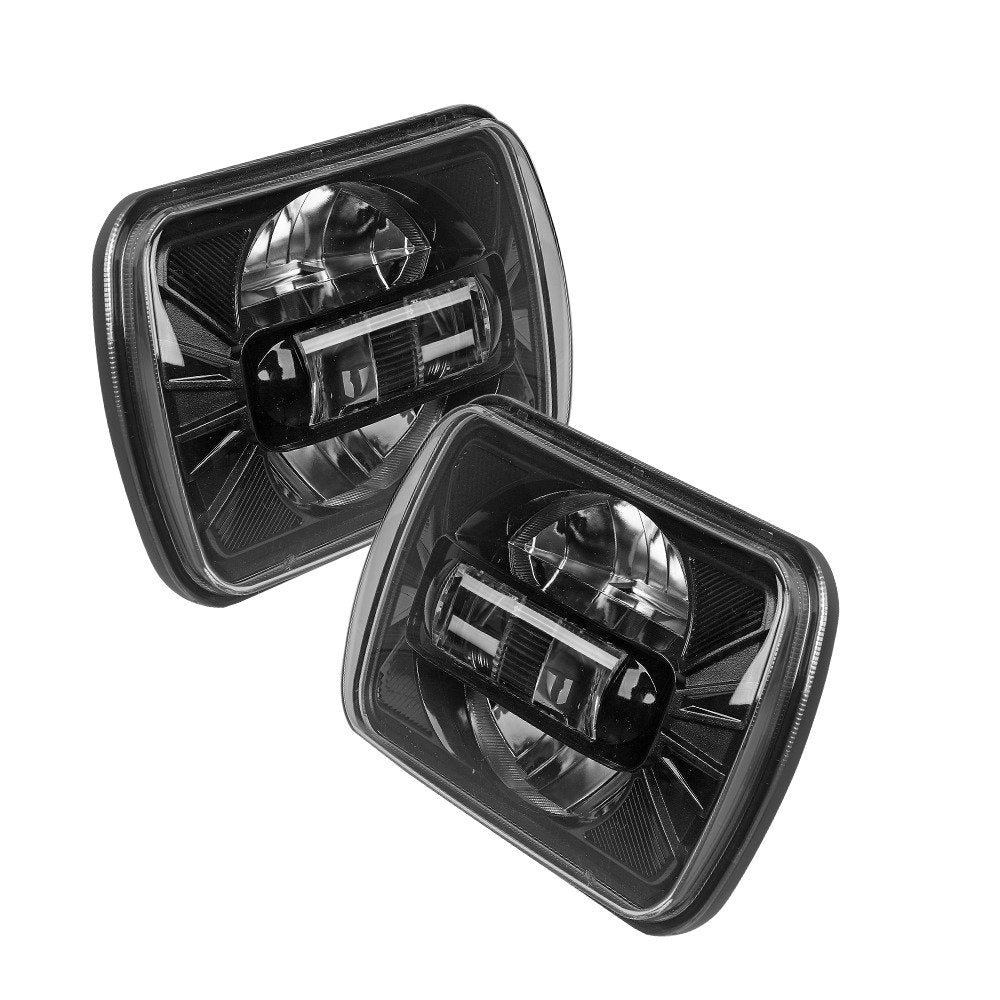 COPPIA FARI FULL LED DA 60W (RETTANGOLARE) - Autoricambi4x4
