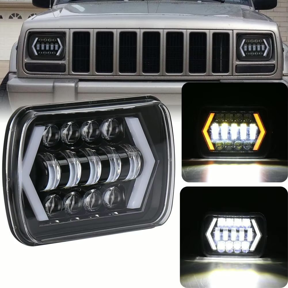 Coppia FARI FULL LED da 90W (Rettangolare) - Autoricambi4x4 - vista 6