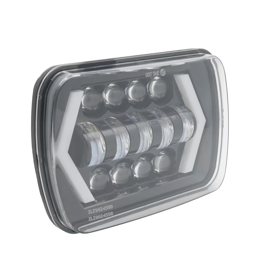 Coppia FARI FULL LED da 90W (Rettangolare) - Autoricambi4x4 - vista 5
