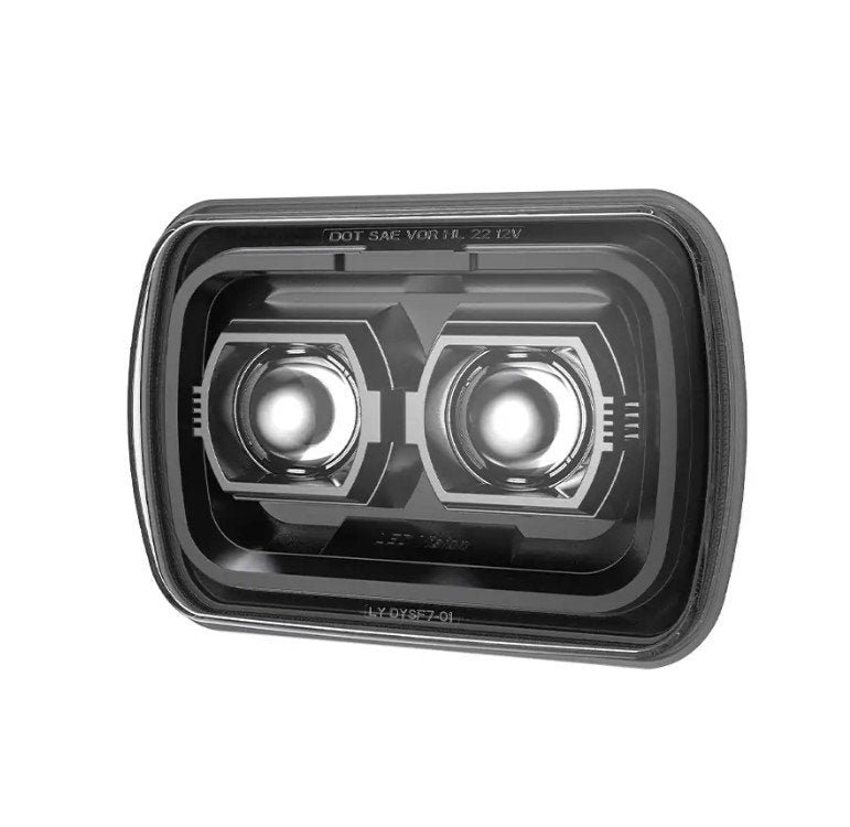 COPPIA FARI FULL LED (RETTANGOLARE) - Autoricambi4x4
