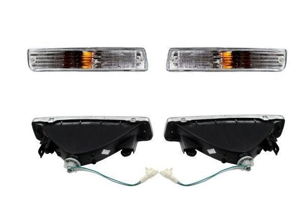 COPPIA FRECCE PARAURTI ANTERIORI TOYOTA LAND CRUISER HDJ80/ HZJ80/ FJ80/ FZJ80 - Autoricambi4x4