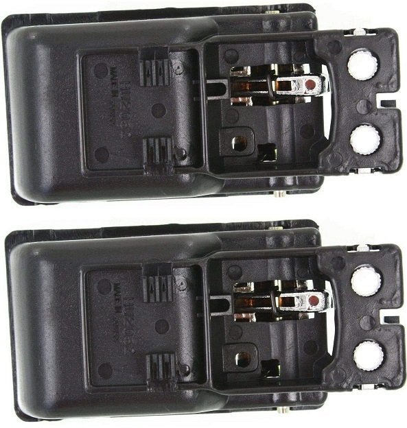 COPPIA MANIGLIE INTERNE CROMATA NISSAN KING CAB D21 DAL 1986 AL 1992 - Autoricambi4x4
