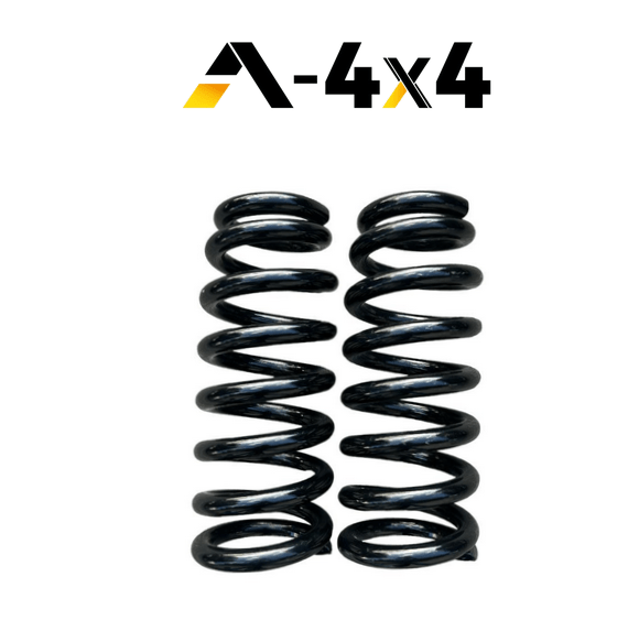 COPPIA MOLLE A - 4X4 ANTERIORI +5CM MITSUBISHI PAJERO V60/ V80 - Autoricambi4x4