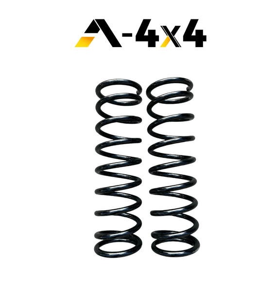 COPPIA MOLLE A - 4X4 ANTERIORI +5CM TOYOTA LJ70 FARO QUADRO - Autoricambi4x4