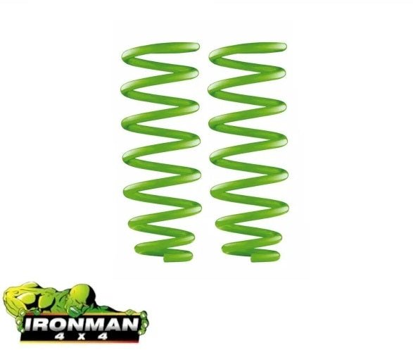 COPPIA MOLLE IRONMAN ANTERIORI +5 CM JEEP CHEROKEE KJ - Autoricambi4x4