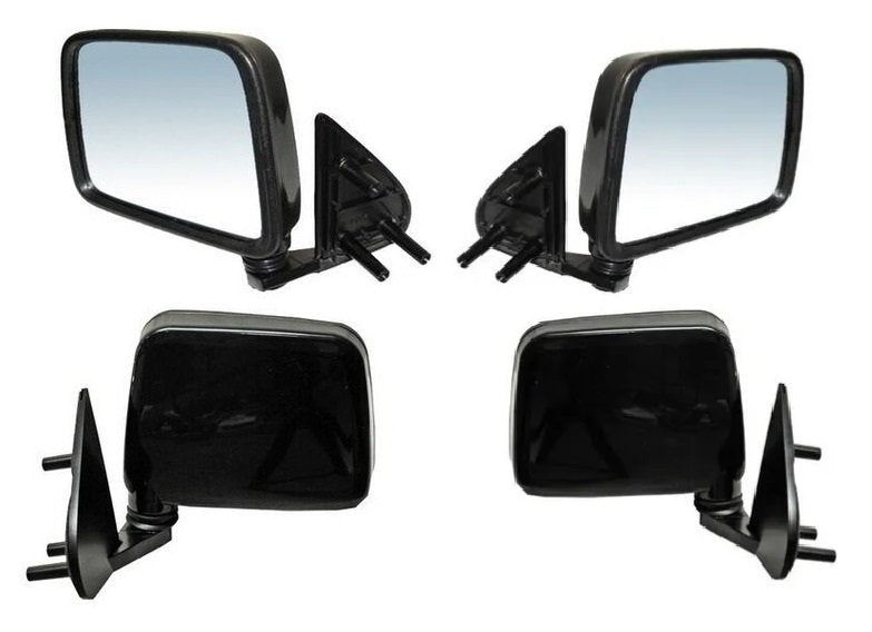 COPPIA SPECCHI ESTERNI DESTRO E SINISTRO MANUALI NISSAN KING CAB D21/ KING CAB D22 - Autoricambi4x4