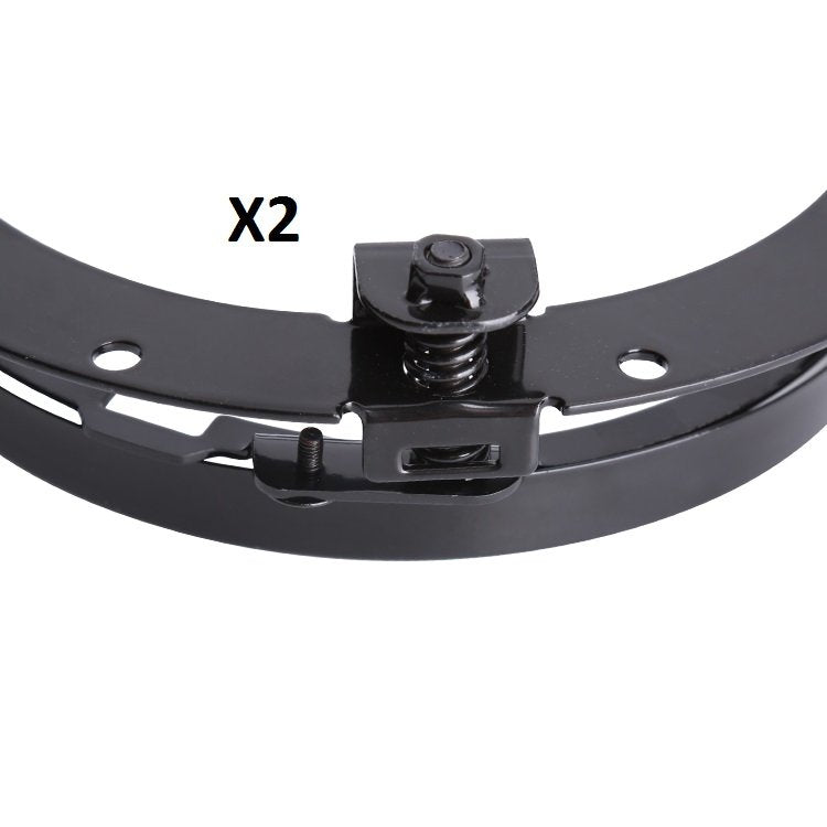 Coppia Supporti/ Ghiere/ Staffe FARI a LED 7'' Pollici - Autoricambi4x4 - vista 3