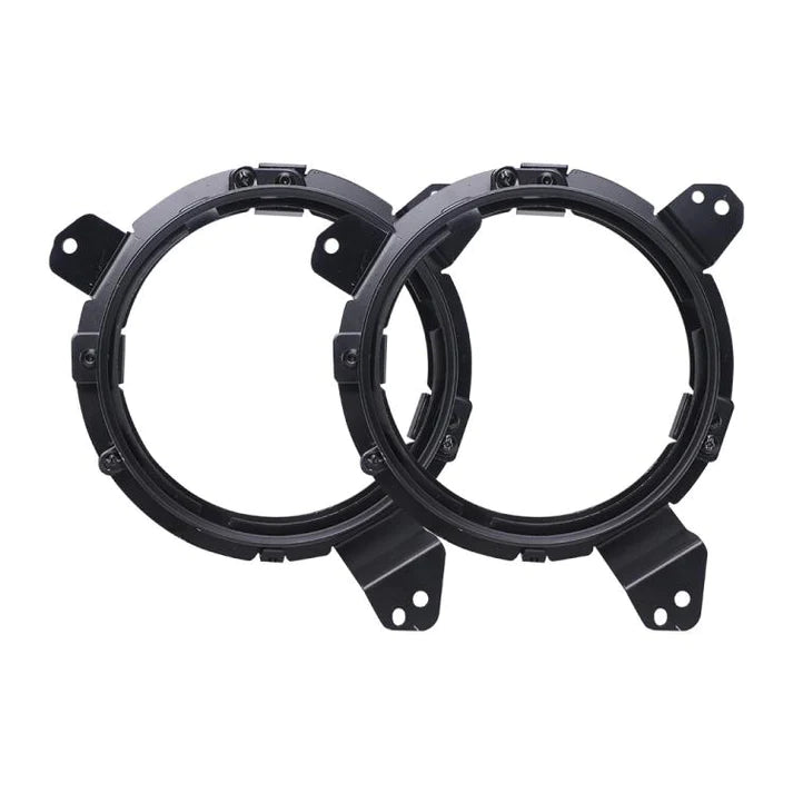 COPPIA SUPPORTI/ GHIERE/ STAFFE FARI A LED 9'' POLLICI JEEP WRANGLER JL - Autoricambi4x4