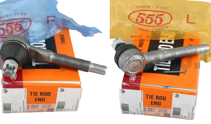 COPPIA TESTINE STERZO ESTERNE 555 NISSAN PATROL GR Y61 - Autoricambi4x4