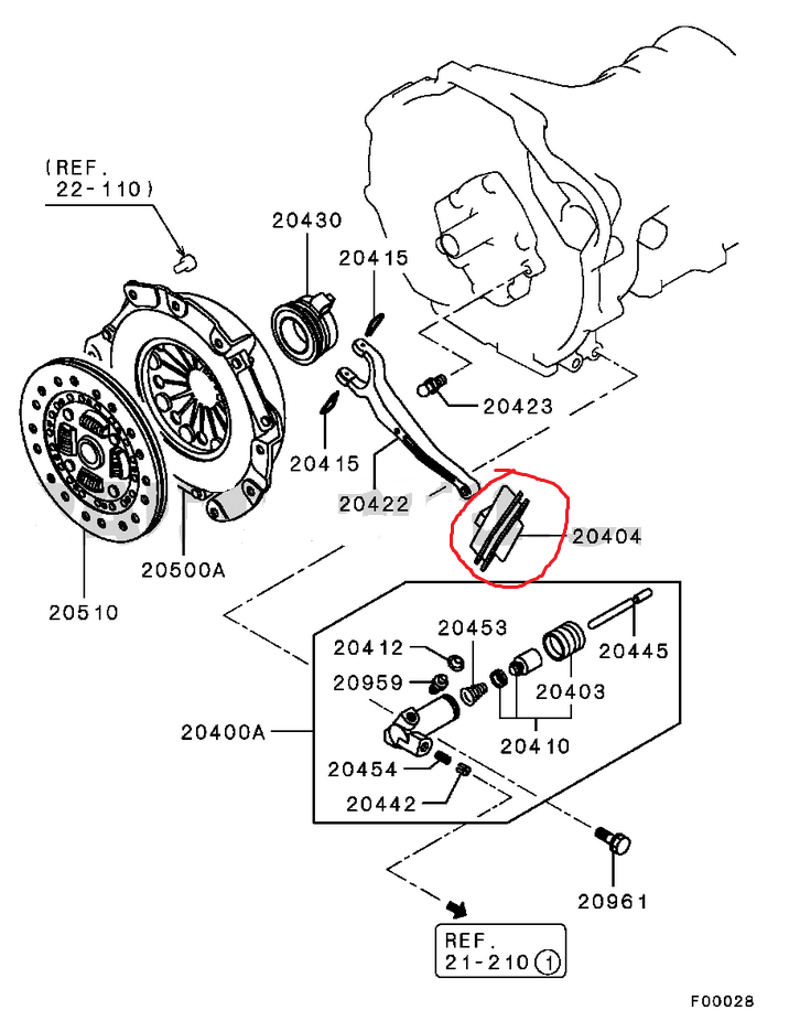 CUFFIA FORCELLA RILASCIO FRIZIONE MITSUBISHI PAJERO/ L200 - Autoricambi4x4