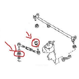 CUFFIA TESTINA STERZO NISSAN KING KAB/ TERRANO / PATHFINDER - Autoricambi4x4