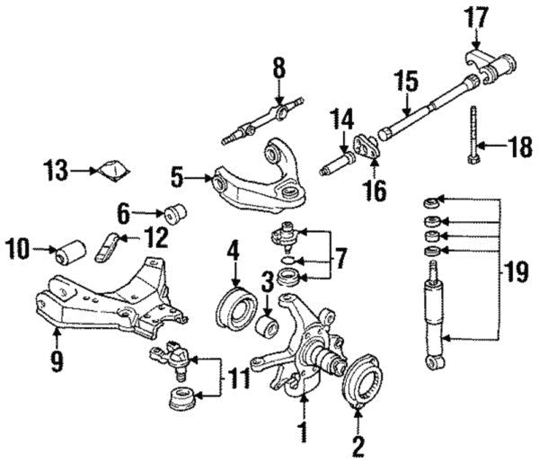 CUSCINETTO SEMIASSE NISSAN TERRANO/ KING CAB D21 (ORIGINALE) - Autoricambi4x4