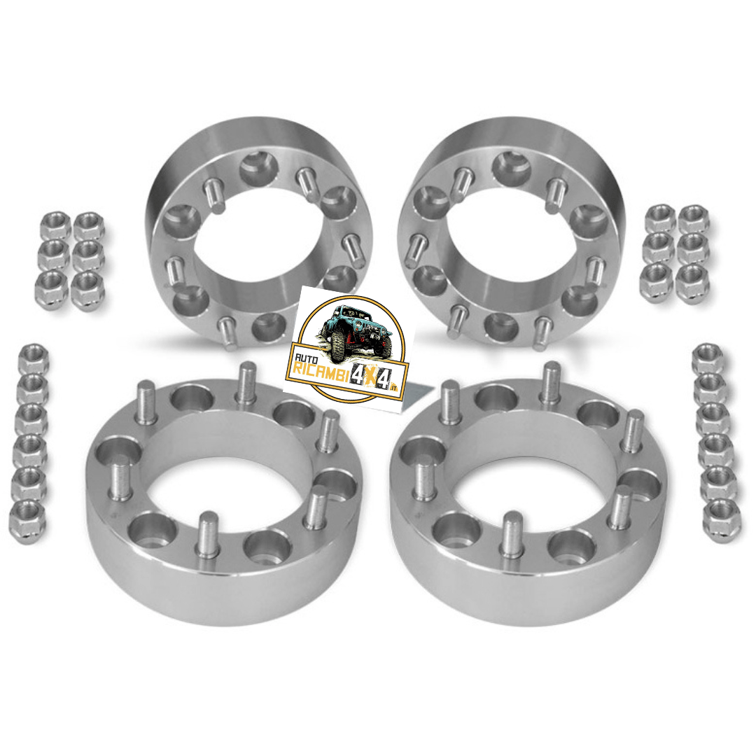 DISTANZIALI RUOTA +3,8CM NISSAN PATROL TR/GR Y60/ KING CAB D21 - D22/TERRANO I - II - Autoricambi4x4