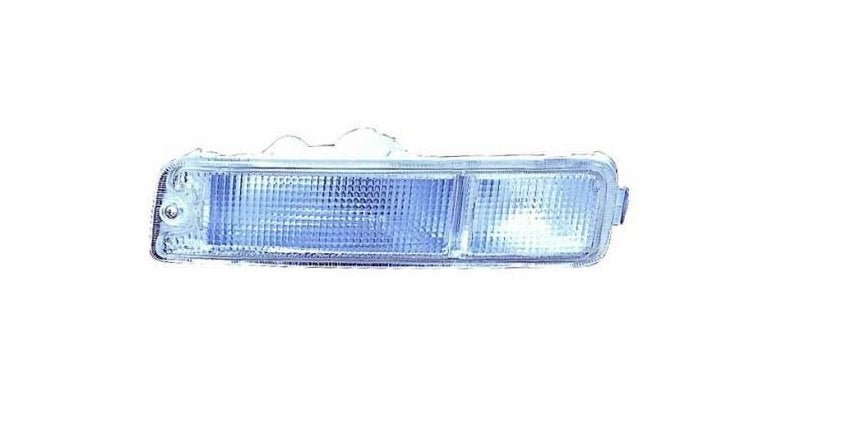 FANALE PARAURTI ANTERIORE SINISTRO MITSUBISHI L200 DAL 1996 AL 2007 (BIANCO) - Autoricambi4x4
