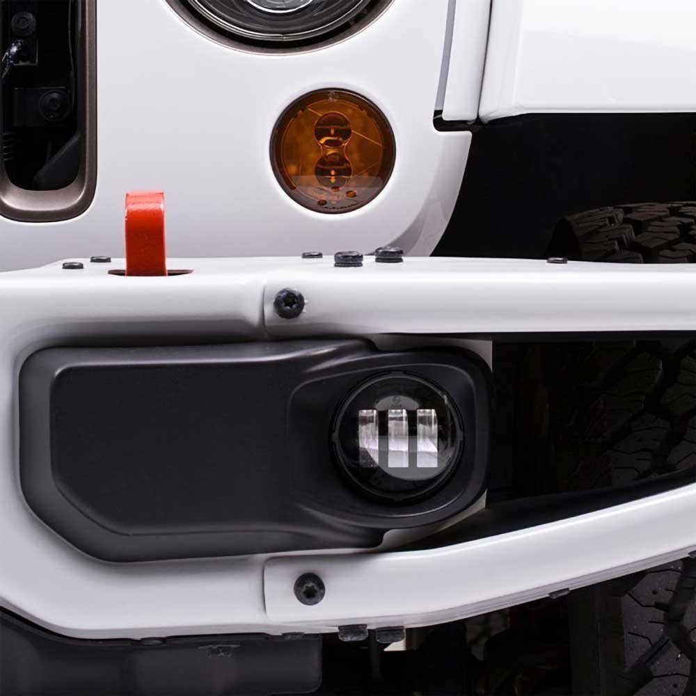Fari fendinebbia a LED rotondi neri 4" JW Speaker 6145 J2 Series - Autoricambi4x4