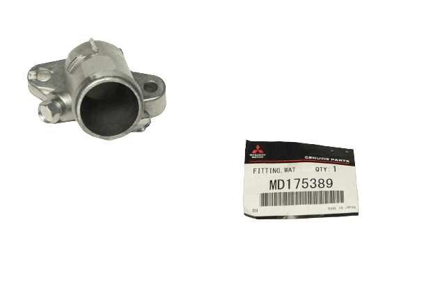 FLANGIA/ RACCORDO USCITA ACQUA MITSUBISHI PAJERO/ GALLOPER (ORIGINALE) - Autoricambi4x4