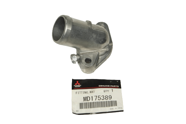 Flangia/ Raccordo Uscita acqua Mitsubishi Pajero/ Galloper (Originale) - Autoricambi4x4 - vista 3