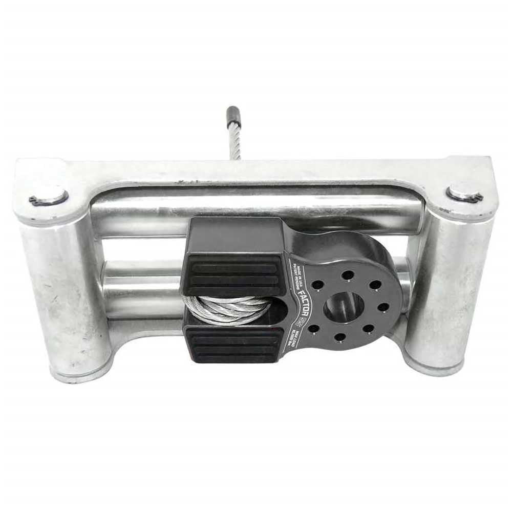 Flatlink con perno in titanio e protezione in gomma nera Factor 55 - Autoricambi4x4