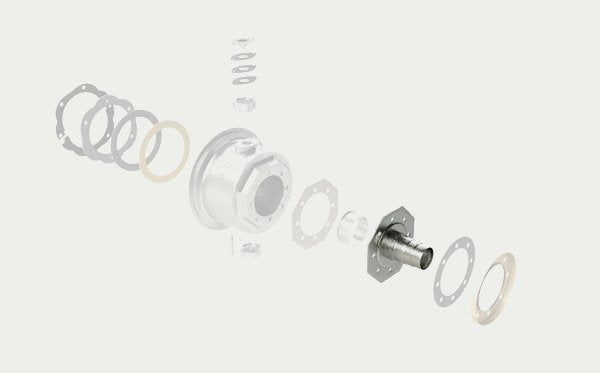 FUSO a Snodo/ mozzo Ruota Anteriore Toyota Land Cruiser serie 80 - Autoricambi4x4 - vista 5