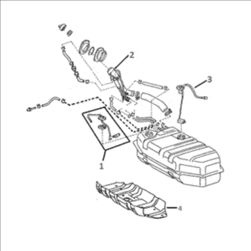 GALLEGGIANTE SERBATOIO TOYOTA LAND CRUISER LJ70/ BJ70 (ORIGINALE) - Autoricambi4x4