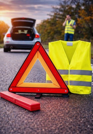 GILET CATARIFRANGENTE ALTA VISIBILITÀ OMOLOGATO - GIUBBINO DI SICUREZZA TAGLIA UNICA - Autoricambi4x4