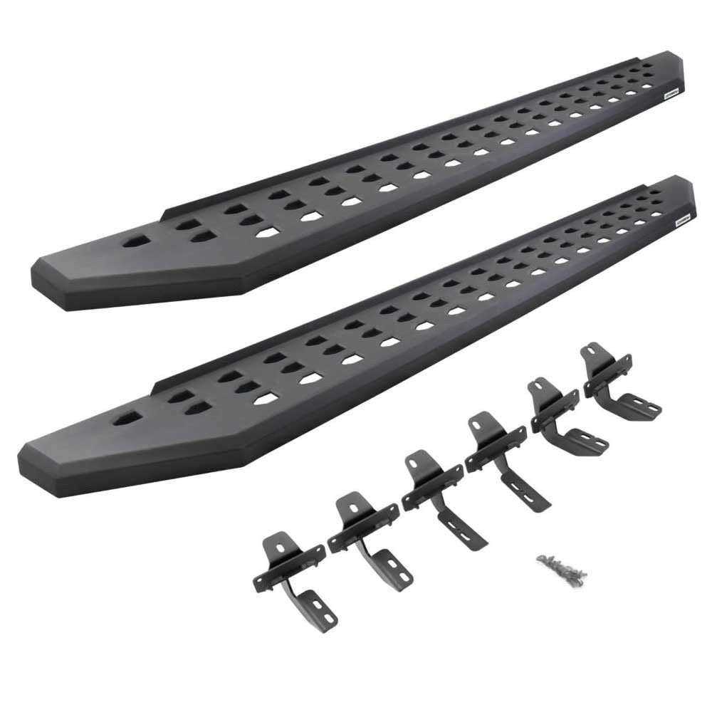 Gradini laterali Go Rhino RB20 nero testurizzato - Autoricambi4x4