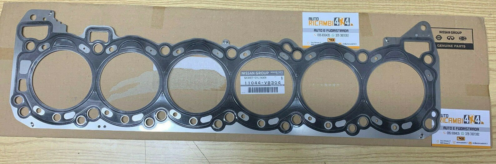 GUARNIZIONE TESTATA NISSAN PATROL (K260)/ PATROL GR (Y60 - Y61) 2.8 TD (ORIGINALE) 2 TACCHE - Autoricambi4x4