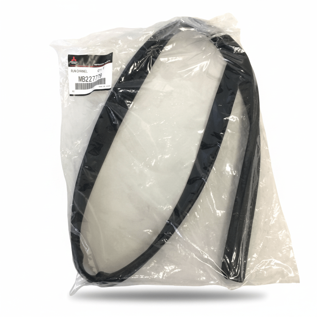 GUARNIZIONE VETRO PORTA ANTERIORE MITSUBISHI PAJERO I (ORIGINALE)