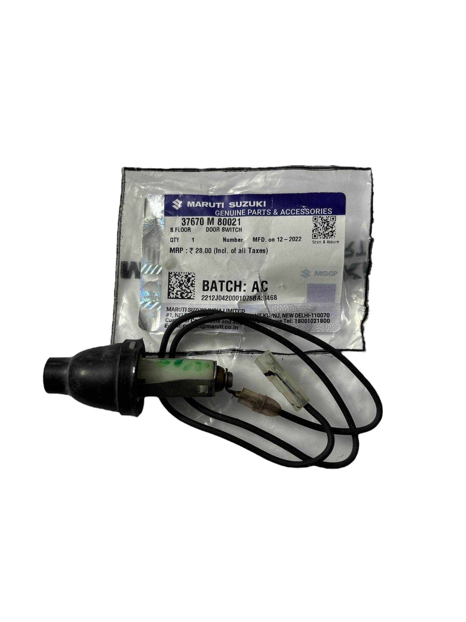 INTERRUTTORE PORTIERA LUCE SUZUKI SJ410/ SJ413/ SAMURAI/ SANTANA (ORIGINALE) - Autoricambi4x4