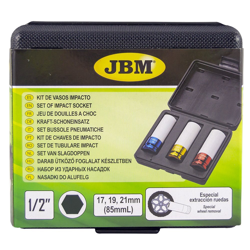 Kit 3 Bussole Pneumatiche 1/2" (17-19-21 mm) - Autoricambi4x4 - vista 3
