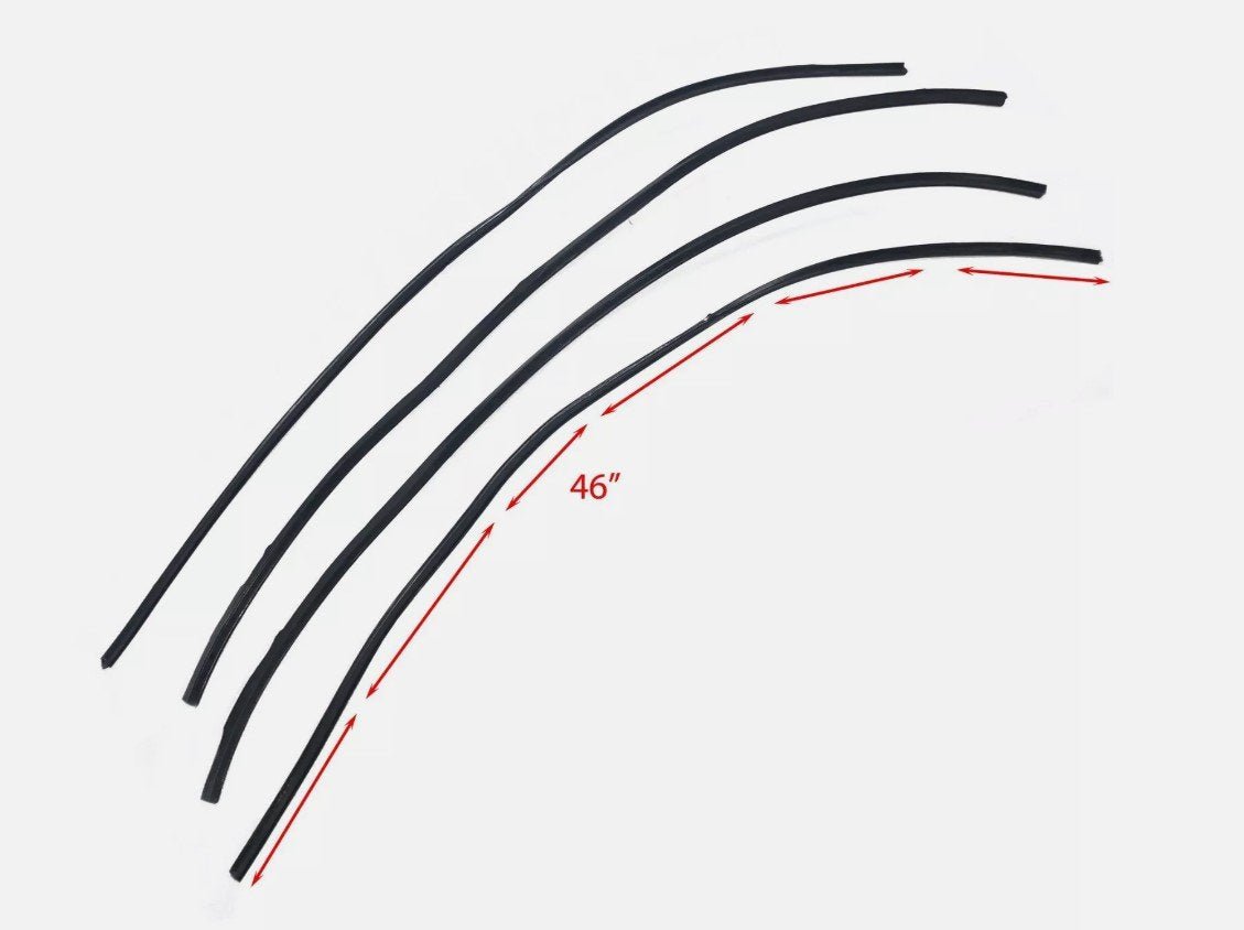 KIT 4 GUARNIZIONI PARAFANGHI SUZUKI SJ410/ SJ413/ SAMURAI/ SANTANA - Autoricambi4x4
