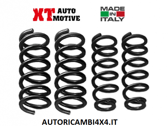 KIT 4 MOLLE +4CM MITSUBISHI PAJERO V60 E V80 (PASSO CORTO) - Autoricambi4x4