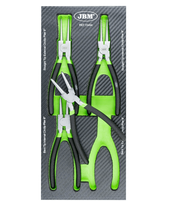 KIT 4 PINZE PER ANELLI SEEGER EVA 8" - Autoricambi4x4