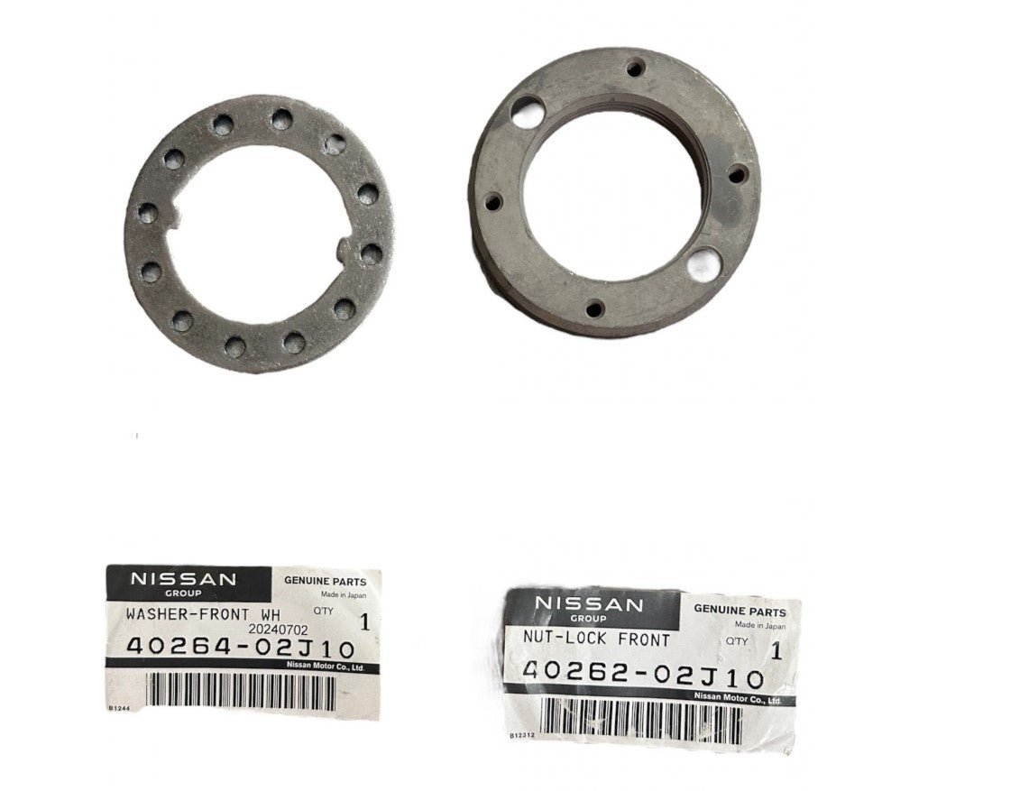 KIT CONTRODADO E RONDELLA PER MOZZO ANTERIORE NISSAN PATROL - Autoricambi4x4
