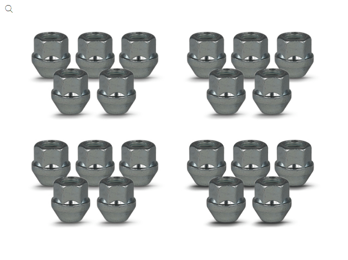 KIT DI 20 DADI SPECIFICI PER CERCHI IN ACCIAIO JEEP - Autoricambi4x4