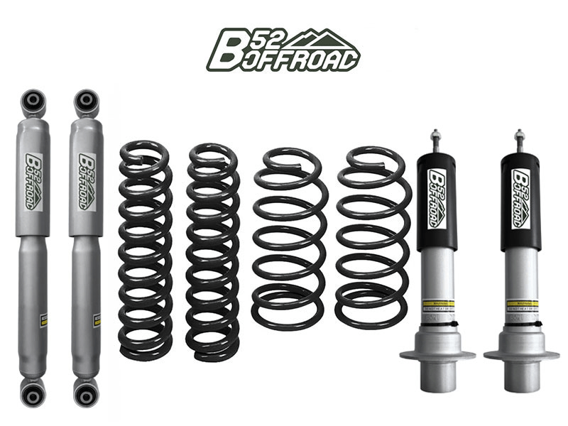 KIT DI RIALZO +4 CM COMPLETO B52 OFFROAD PER JEEP CHEROKEE KJ - Autoricambi4x4