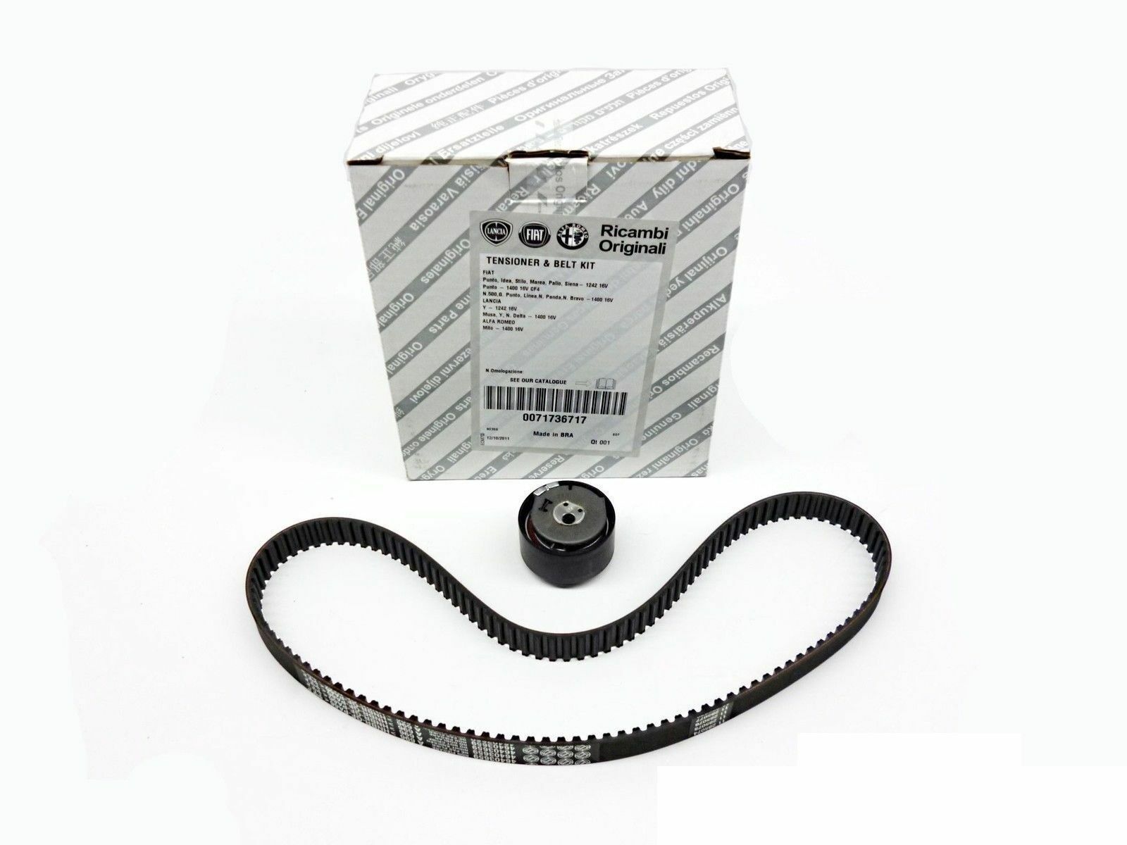 KIT DISTRIBUZIONE ALFA ROMEO 1.4 - FIAT 1.2/1.4 ORIGINALE FIAT 71736717=71773283 - Autoricambi4x4