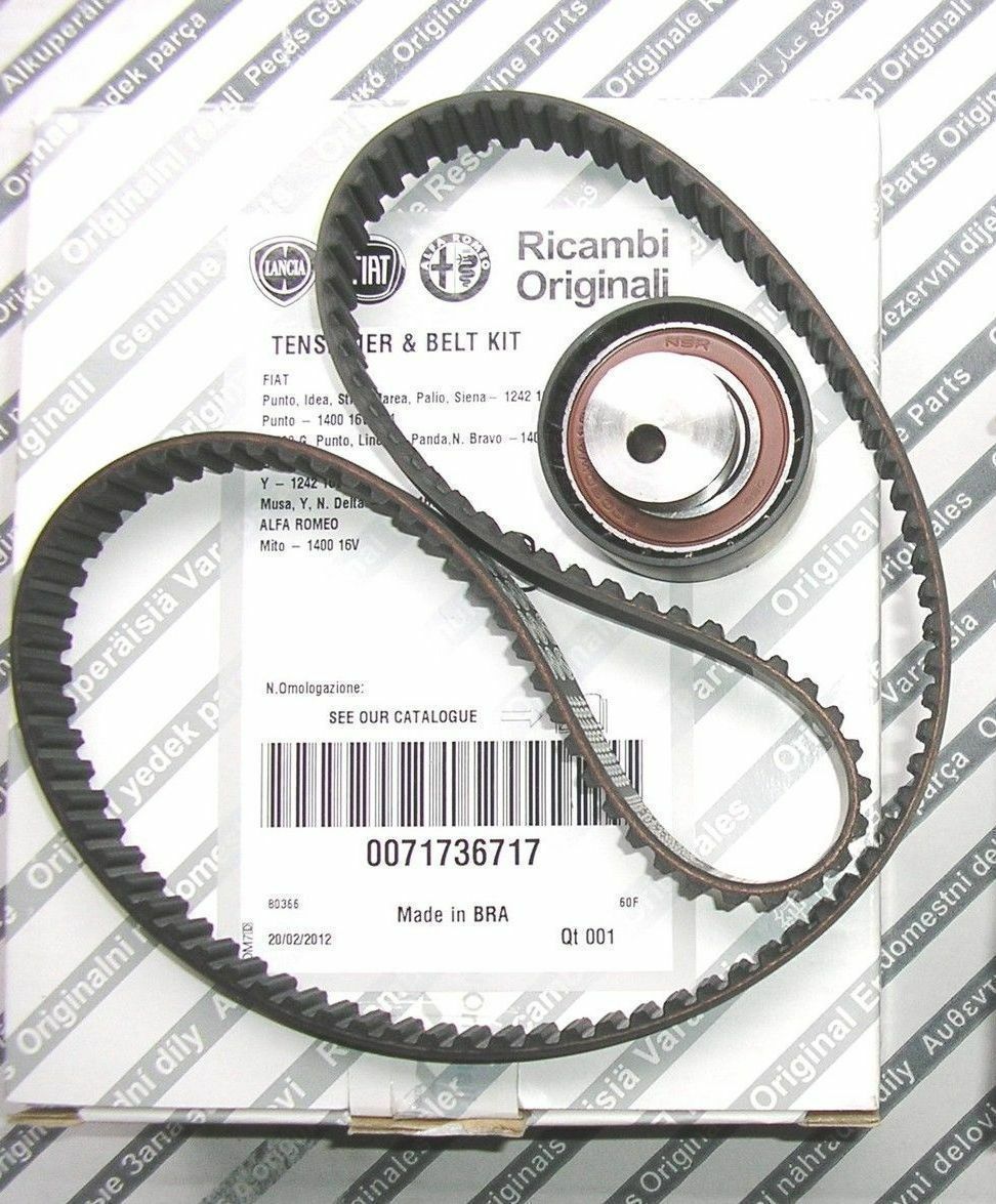 KIT DISTRIBUZIONE ALFA ROMEO 1.4 - FIAT 1.2/1.4 ORIGINALE FIAT 71736717=71773283 - Autoricambi4x4