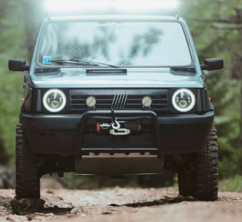 KIT MONTAGGIO FARI LED TONDI FIAT PANDA 141 - Autoricambi4x4