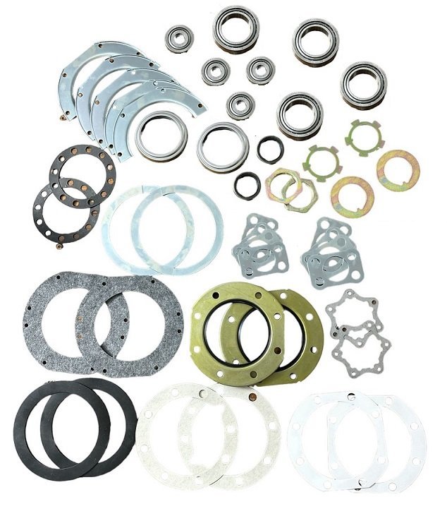 Kit Ricostruzione Boccole Mandrino Sterzo Per Trattorini Husqvarna Serie YTH, Parti Asse Fuso - Foto 5