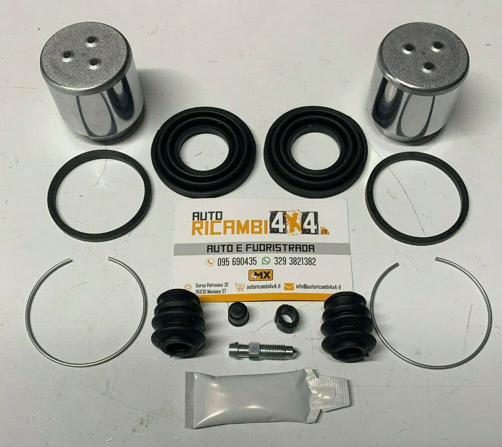 KIT REVISIONE PINZA FRENO ANTERIORE MITSUBISHI PAJERO II/ L200 (PISTONI: 43mm) - Autoricambi4x4